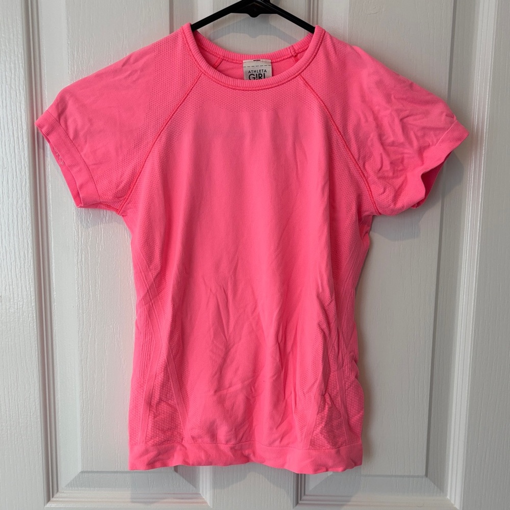 Athleta Girl Hot Pink Power Tee